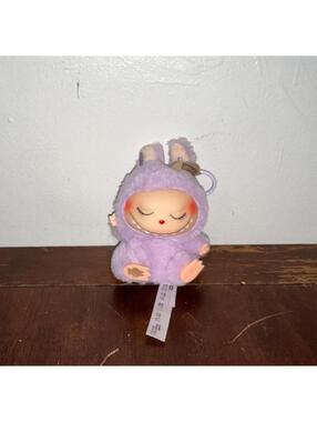 Labubu Zizi Popmart The Monsters Have A Seat Closed Eyes